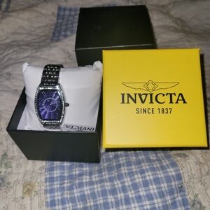 Invicta Silver and Purple Watch